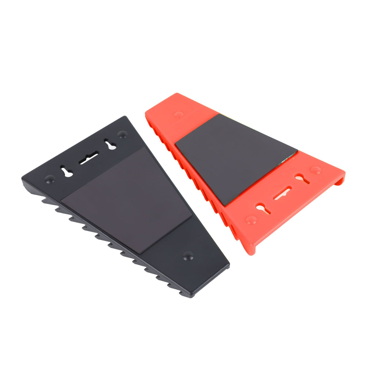 2 Packs Magnetic Wrench Organizer 12 Slots Strong ABS Space Saving Magnetic Wrench Rack for 6 to 24mm 1/4in to 1/16in