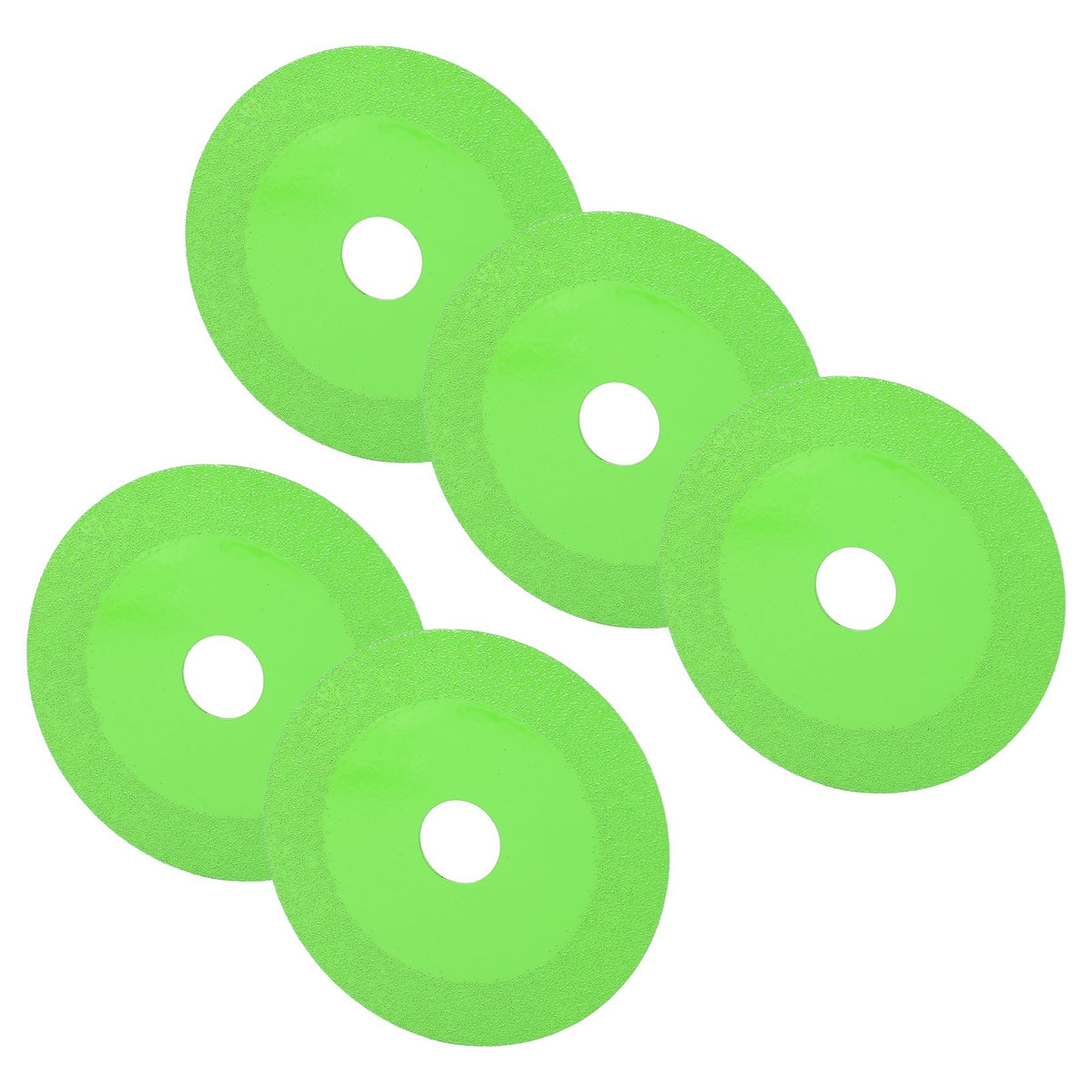 5pcs Glass Cutting Disc 1mm Cutting Blade Ultra Thin Saw BladeWheel Glass Ceramic Cutting for Angle Grinder Green
