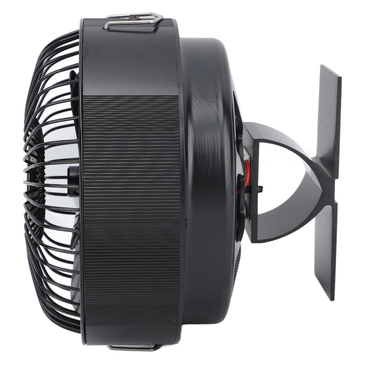 Round Fireplace Fan Heat Powered Stove Fan Aluminum Alloy Wood Burner Kerosene Stove Fan for Household Use
