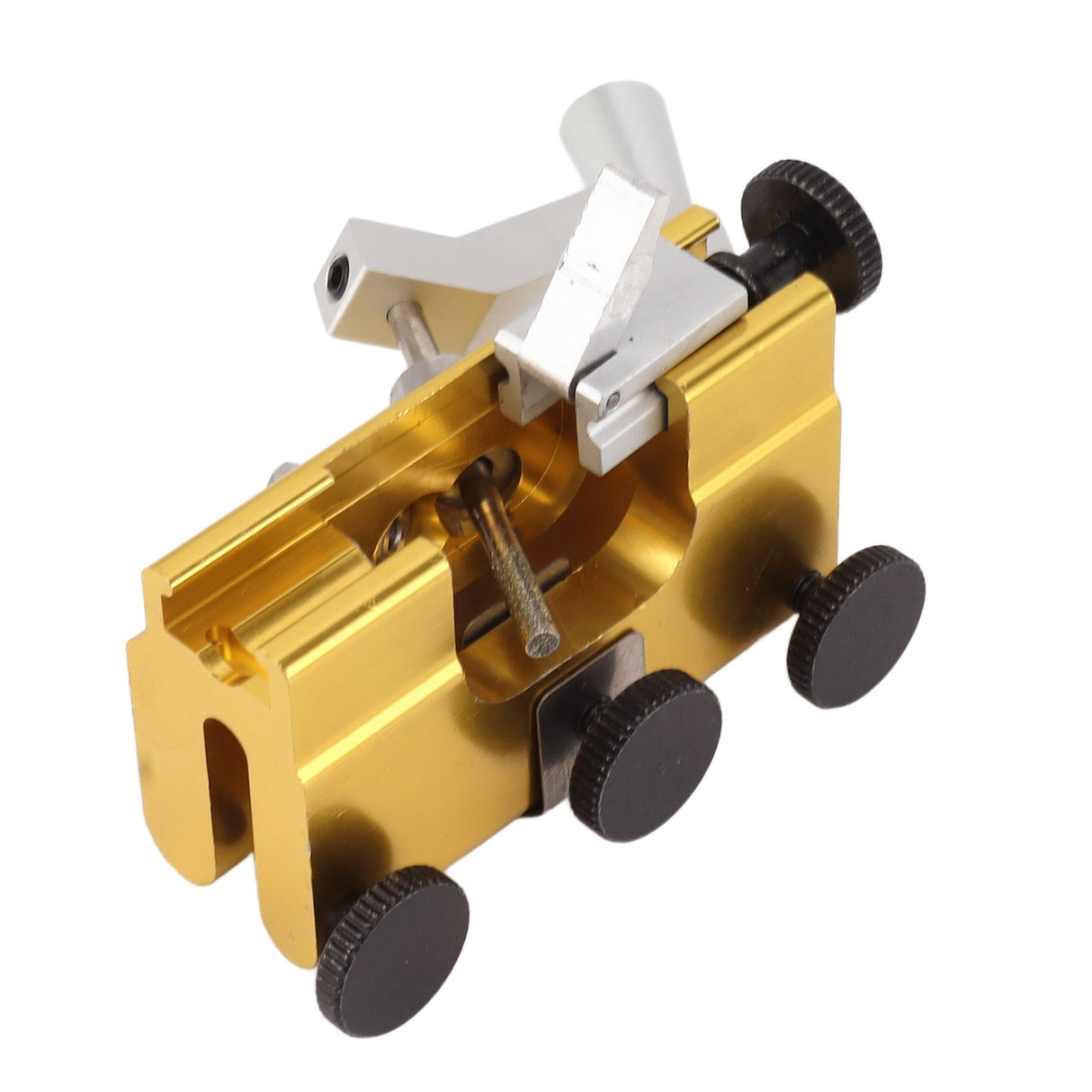 Portable Chainsaw Sharpener Hand Cranked Chainsaw Clamp Sharpening Jig Bits Kit Sturdy Easy to Use for Chain Saws