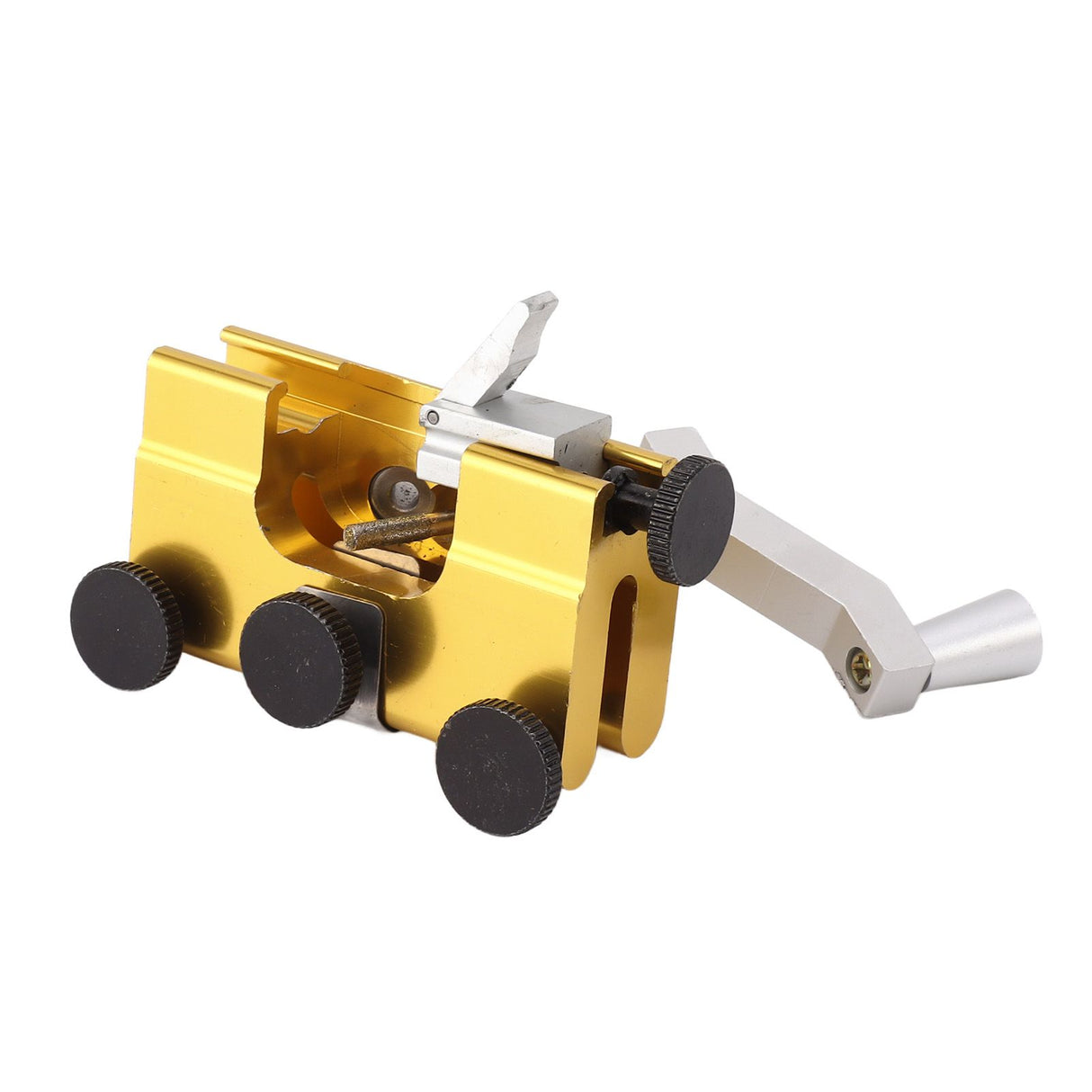 Portable Chainsaw Sharpener Hand Cranked Chainsaw Clamp Sharpening Jig Bits Kit Sturdy Easy to Use for Chain Saws