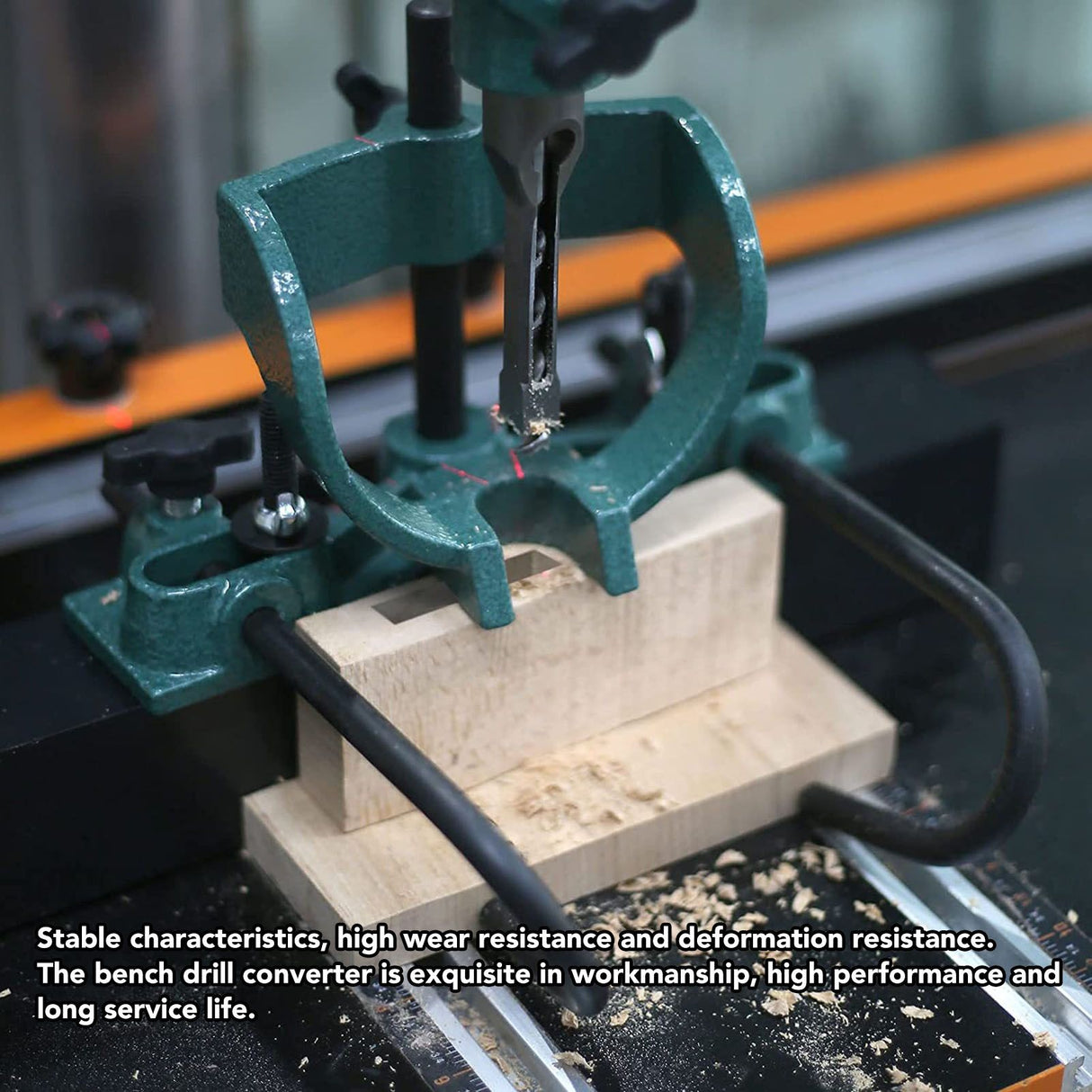 Square Tenon Converter Bench Drill Converter Bench Drill Square Hole Accessories Location Tool Drill Accessories 65‑55mm