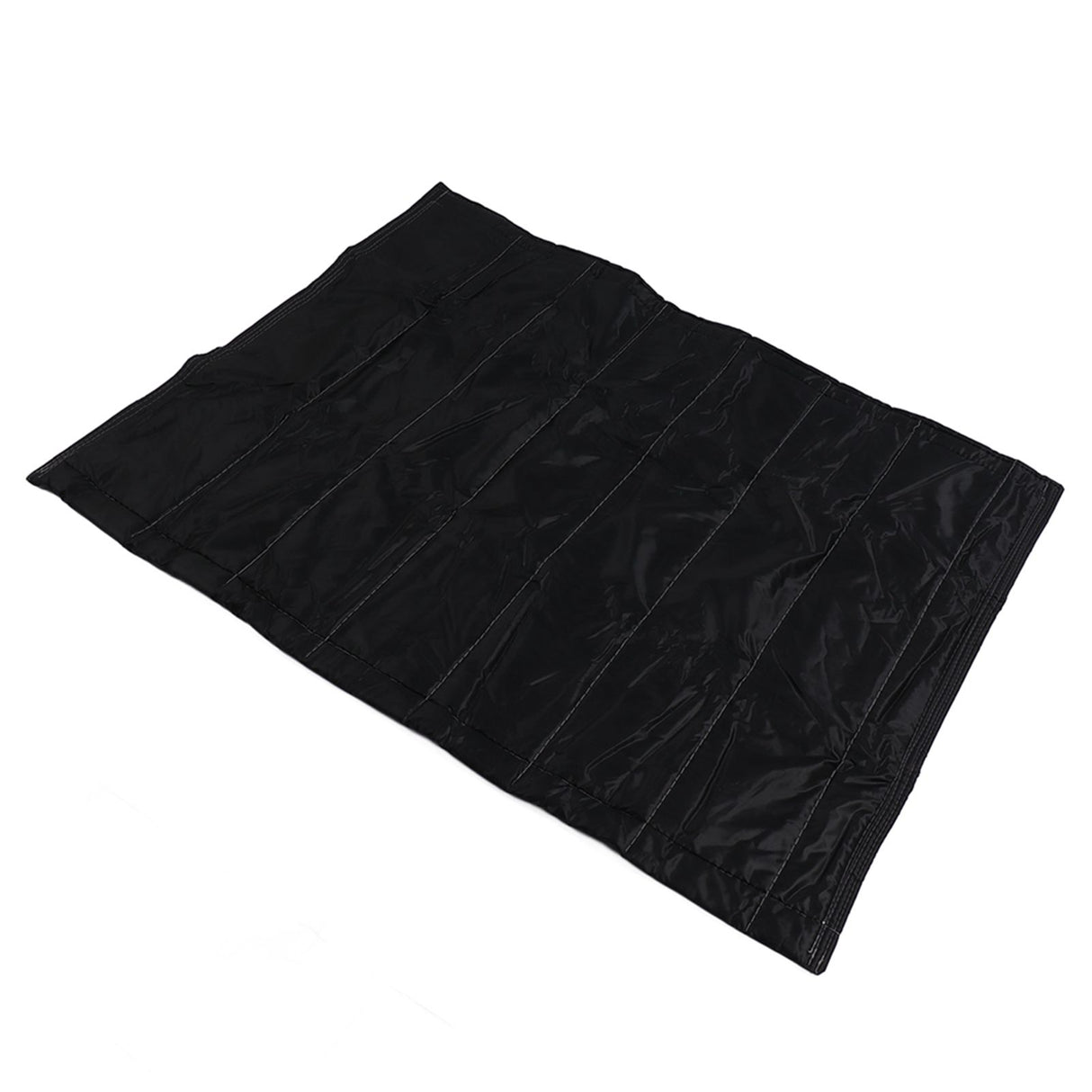 Fireplace Blanket Black Oxford Fabric 2 Layers Cotton Hook and Loop Fireplace Draft Stopper for Home Indoor Winter 39x32in