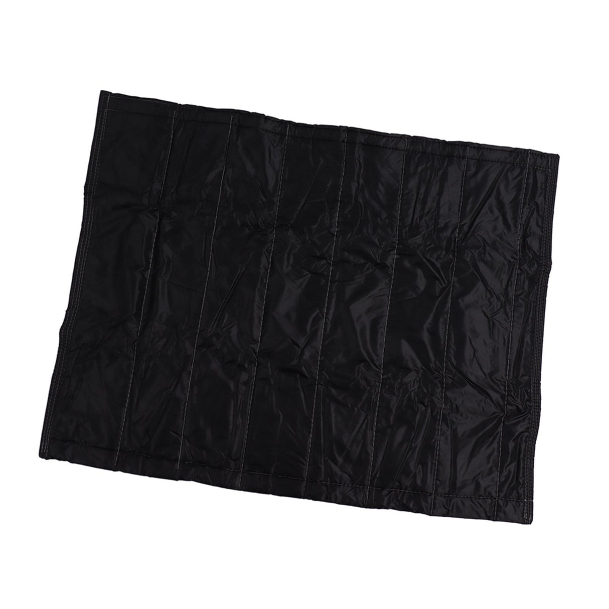 Fireplace Blanket Black Oxford Fabric 2 Layers Cotton Hook and Loop Fireplace Draft Stopper for Home Indoor Winter 39x32in