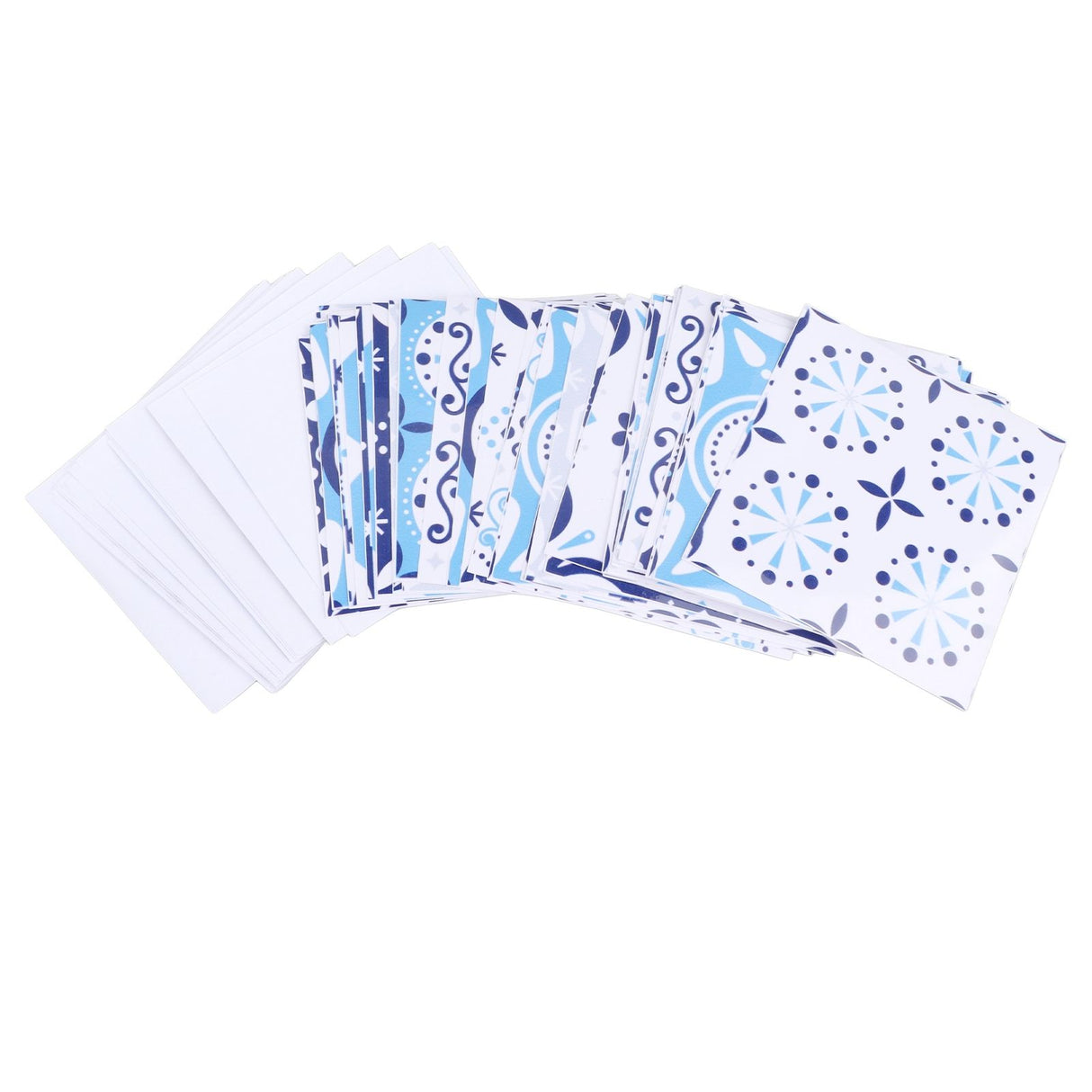64Pcs Mediterranean Style Tile Paste Sticler Kitchen Bathroom Self Adhesive Removable Glossy Film Tile Sticker 10cm