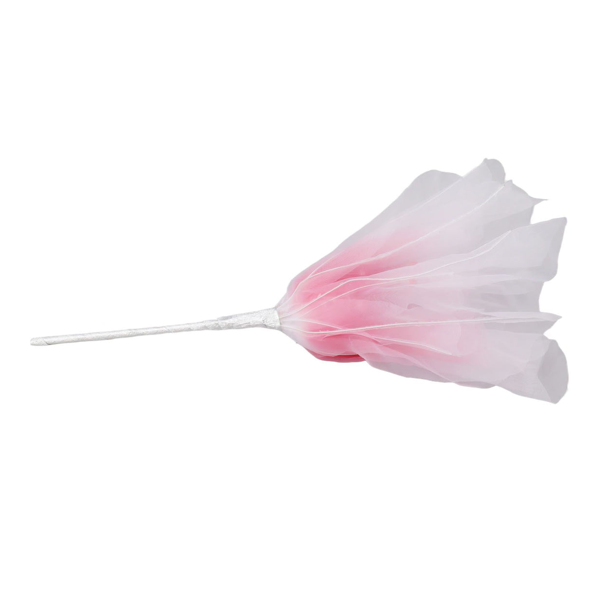 Gauze Flower 19.7in Diameter Soft Bright Colors Light Reusable Handcrafted Organza Flower for Wedding Photography Family Rose Red