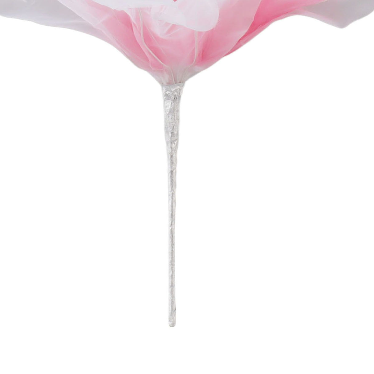 Gauze Flower 19.7in Diameter Soft Bright Colors Light Reusable Handcrafted Organza Flower for Wedding Photography Family Rose Red