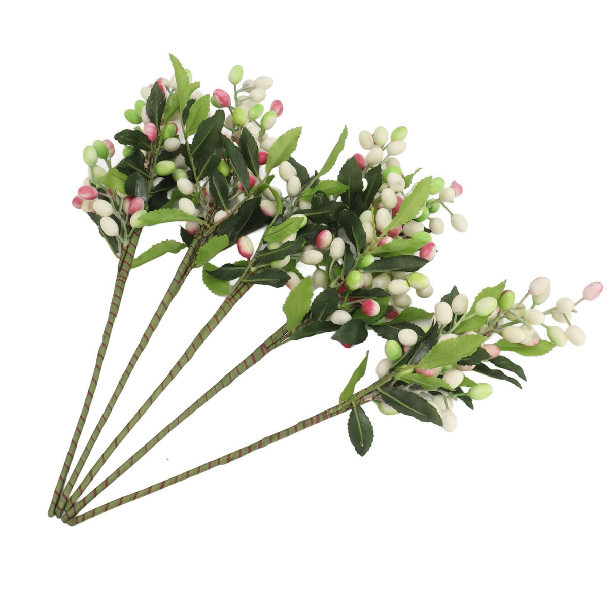 5PCS Artificial Berries Artificial Pip Berry Stems Decoration for Living Room Office Purple