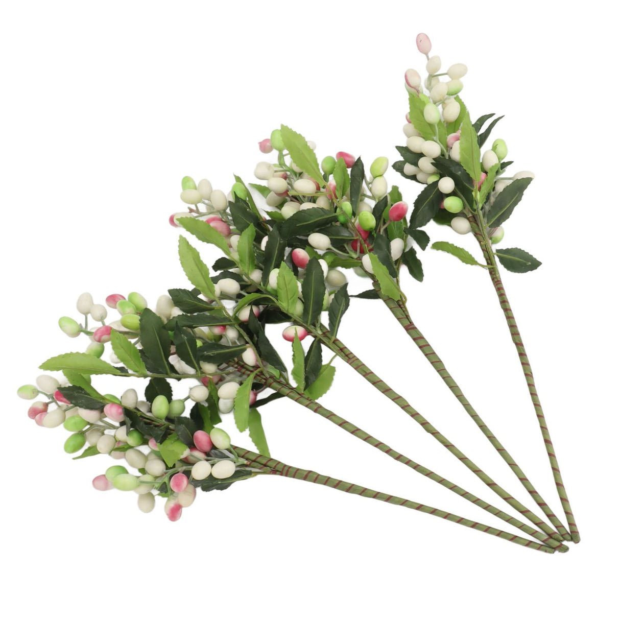 5PCS Artificial Berries Artificial Pip Berry Stems Decoration for Living Room Office Purple