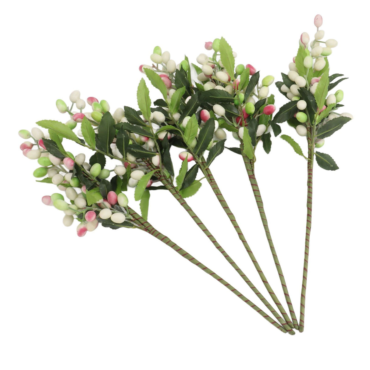 5PCS Artificial Berries Artificial Pip Berry Stems Decoration for Living Room Office Purple