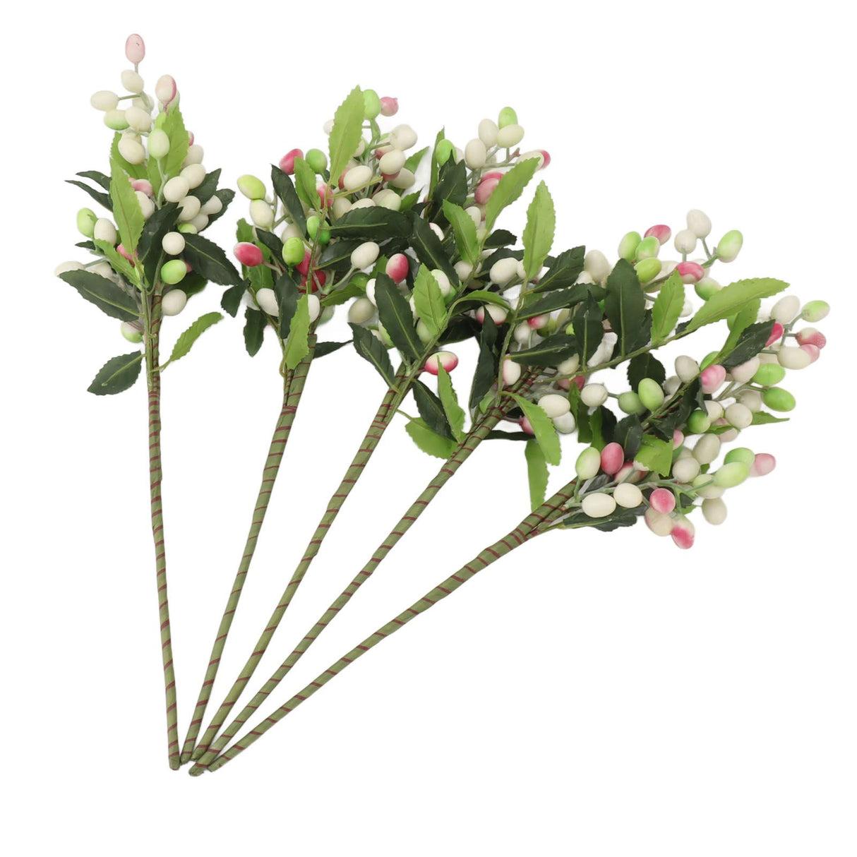 5PCS Artificial Berries Artificial Pip Berry Stems Decoration for Living Room Office Purple