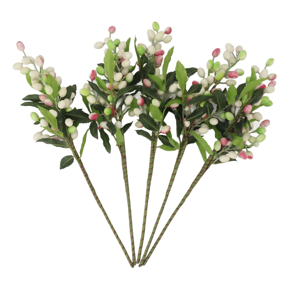5PCS Artificial Berries Artificial Pip Berry Stems Decoration for Living Room Office Purple