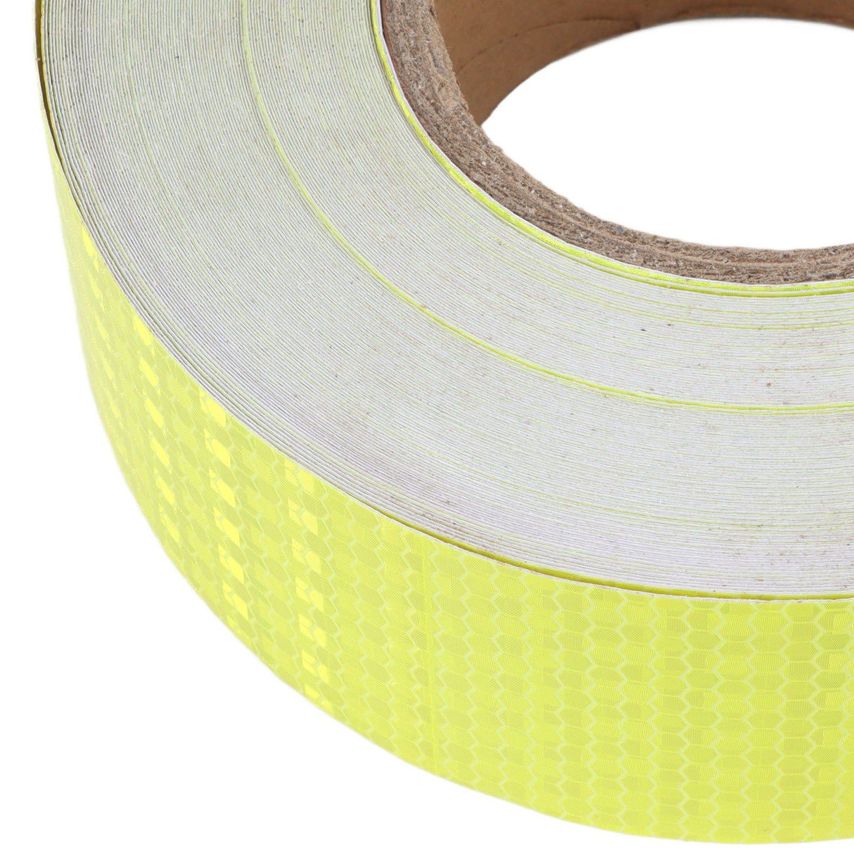 Pure Color Fluorescent Yellow Reflective Tape Warning Reflective Strip for Cars Motorcycles Bicycles