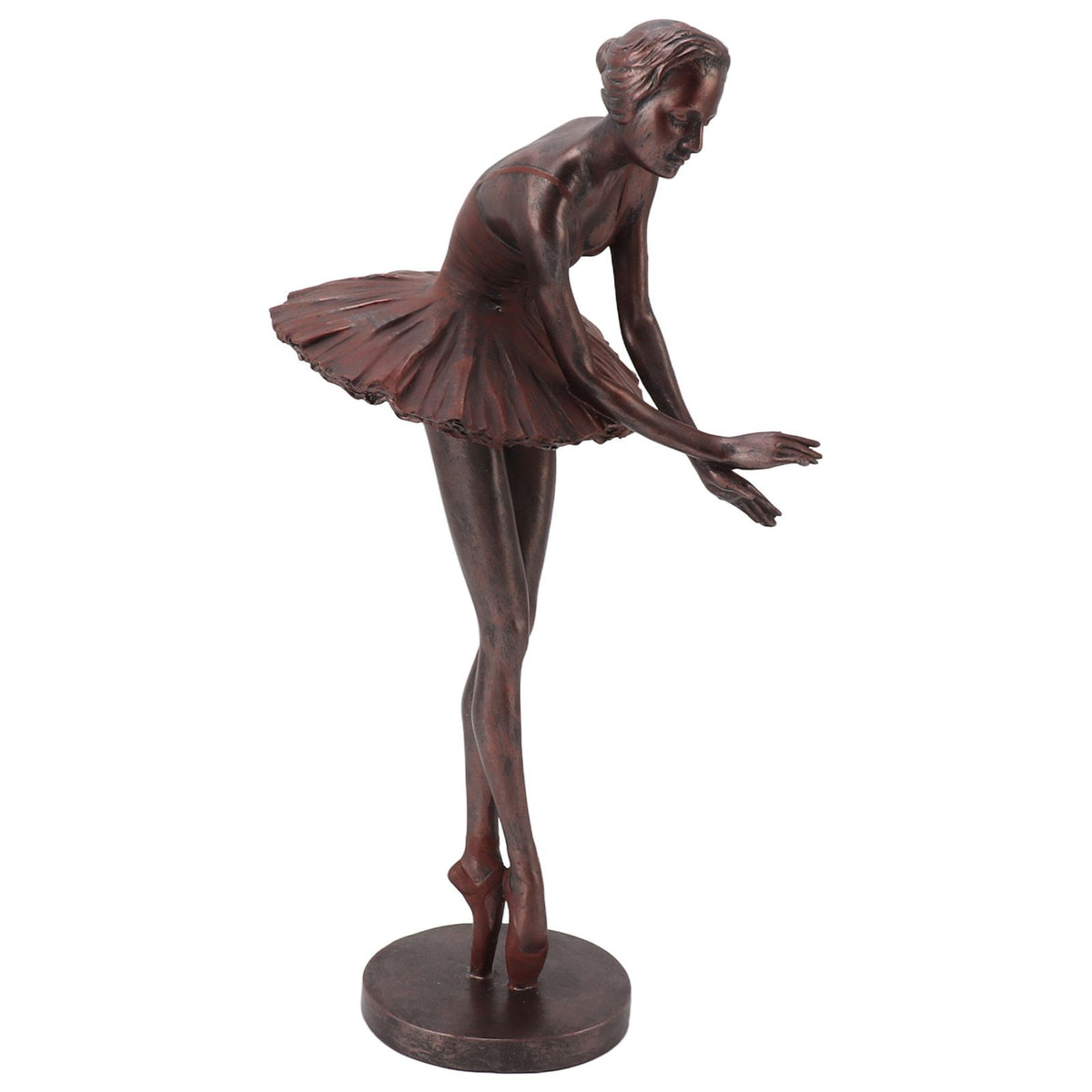 Ballet Dancer Statue Exquisite Resin Ballet Dancer Figurines for Desk Bookshelf Dinning Table Decoration