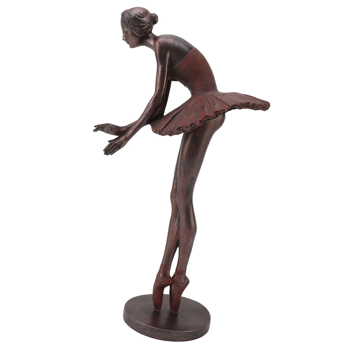 Ballet Dancer Statue Exquisite Resin Ballet Dancer Figurines for Desk Bookshelf Dinning Table Decoration