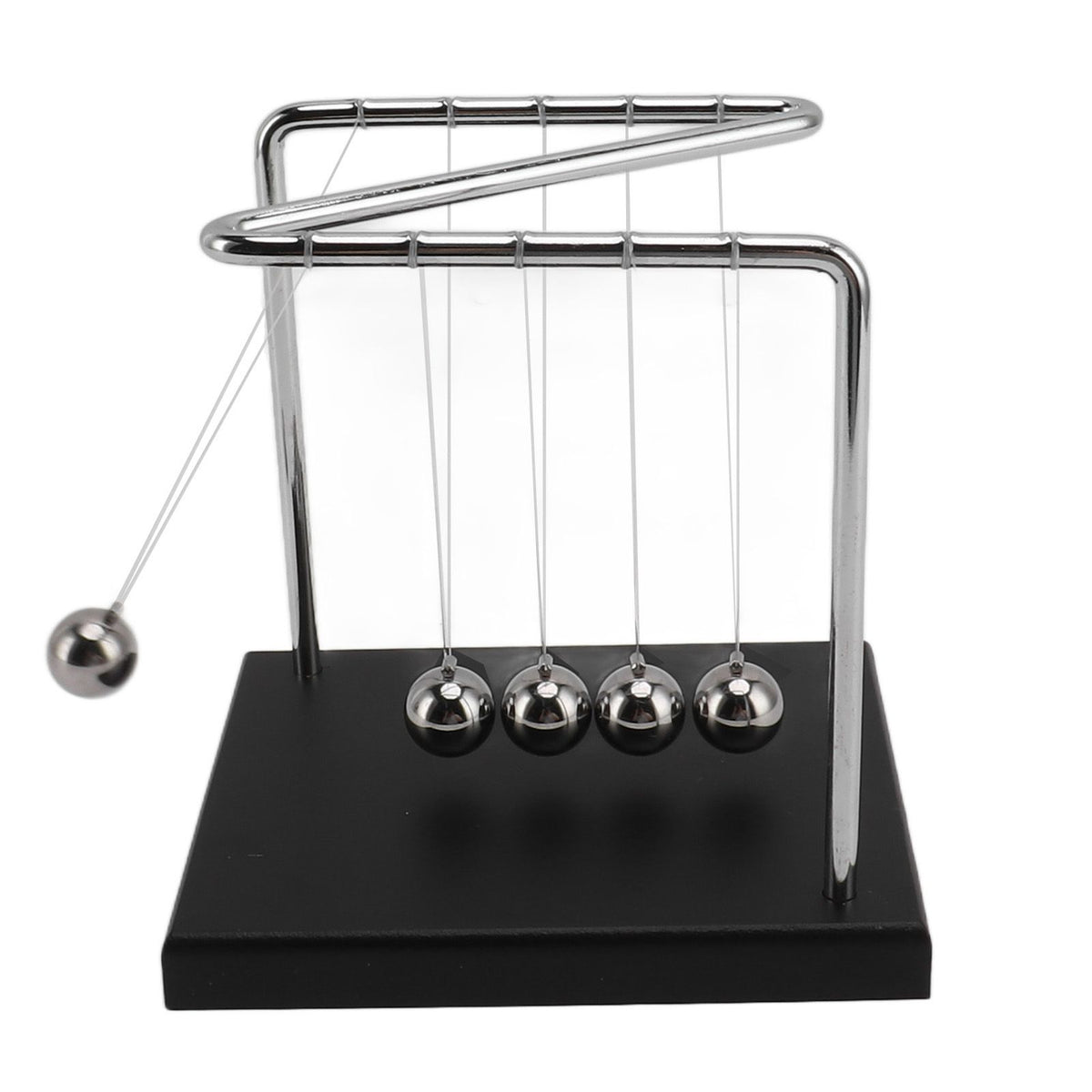 Balance Steel Swing Balls Z Shape N Shape Wooden Base Pendulum Ball for Home Decoration Fun Science Accessories