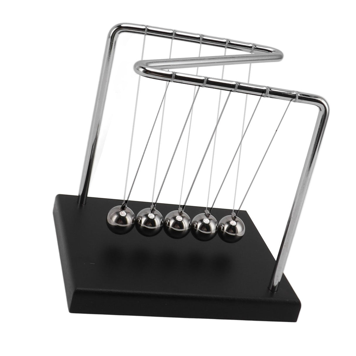Balance Steel Swing Balls Z Shape N Shape Wooden Base Pendulum Ball for Home Decoration Fun Science Accessories