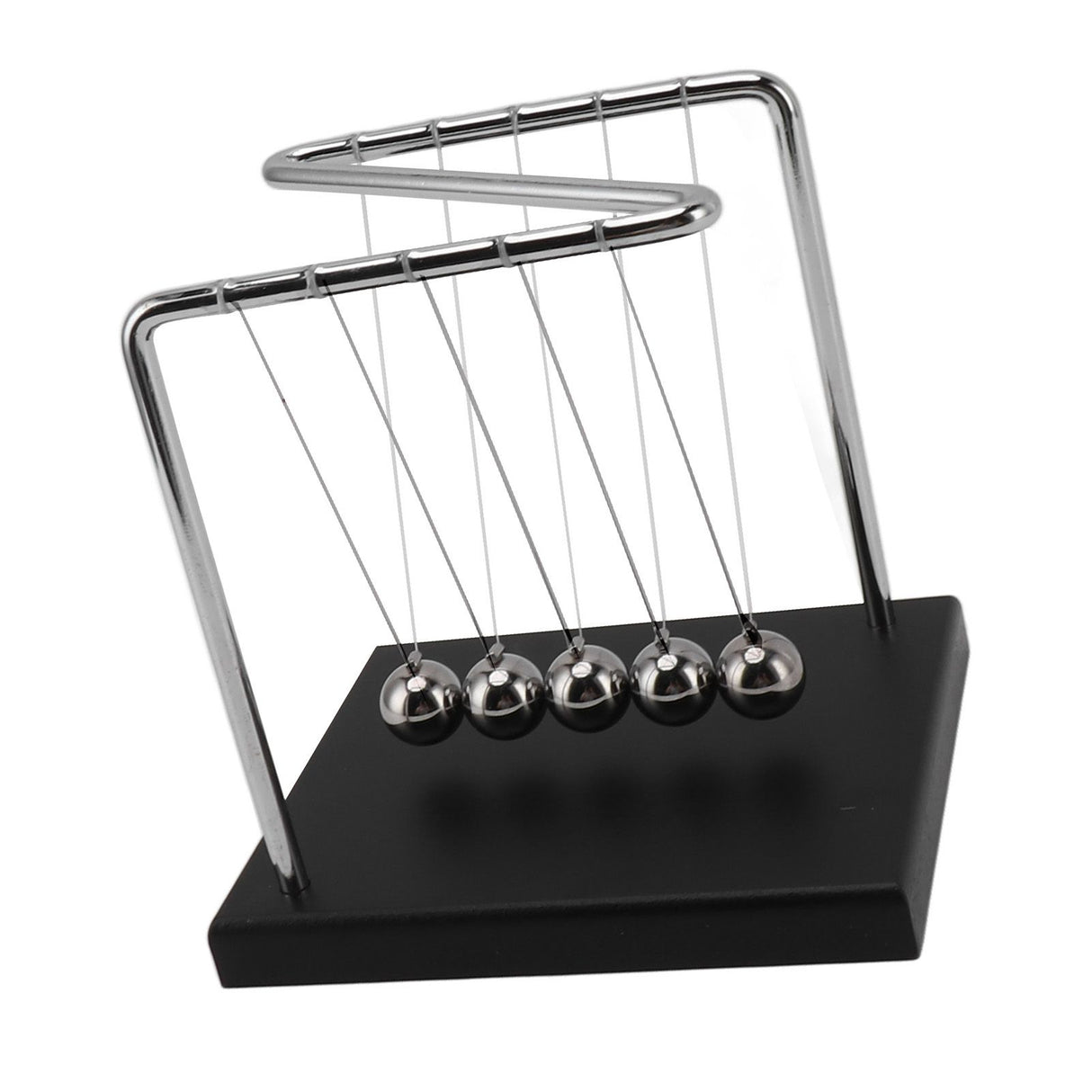 Balance Steel Swing Balls Z Shape N Shape Wooden Base Pendulum Ball for Home Decoration Fun Science Accessories