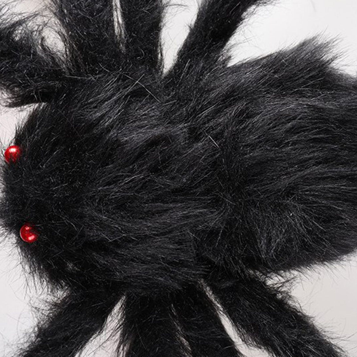 Giant Fake Spider Lifelike Halloween Posable Black Soft Hairy Fake Spiders Scary Decorations for Yard Home 90cm
