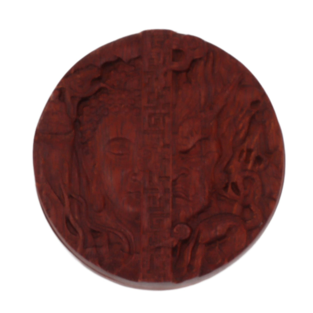 Magnetic Push Slider Stress Relief Handmade Rosewood Crafted Rotating Fidget Toys for ADHD Buddha