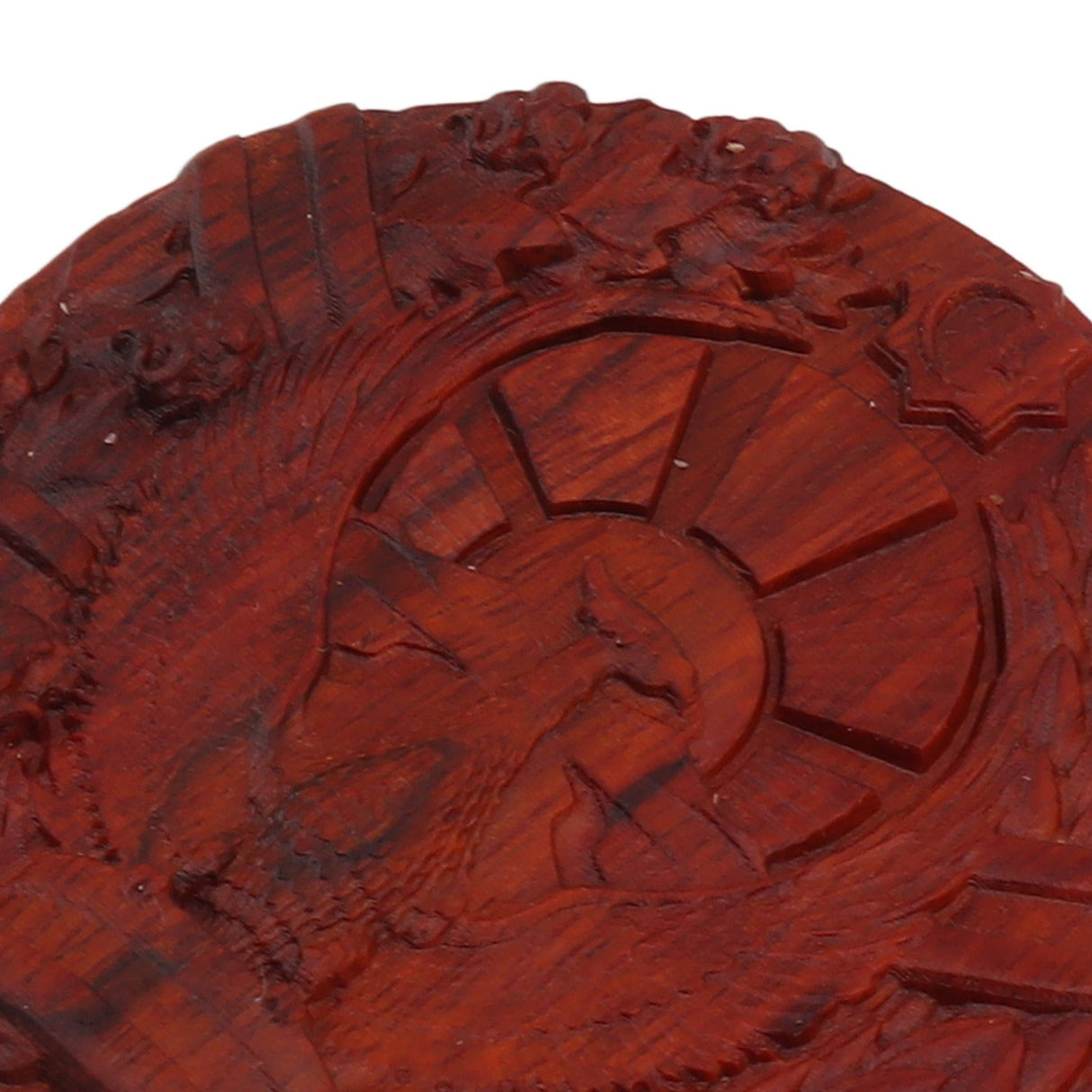 Magnetic Push Slider Stress Relief Handmade Rosewood Crafted Rotating Fidget Toys for ADHD The Eagle Badge