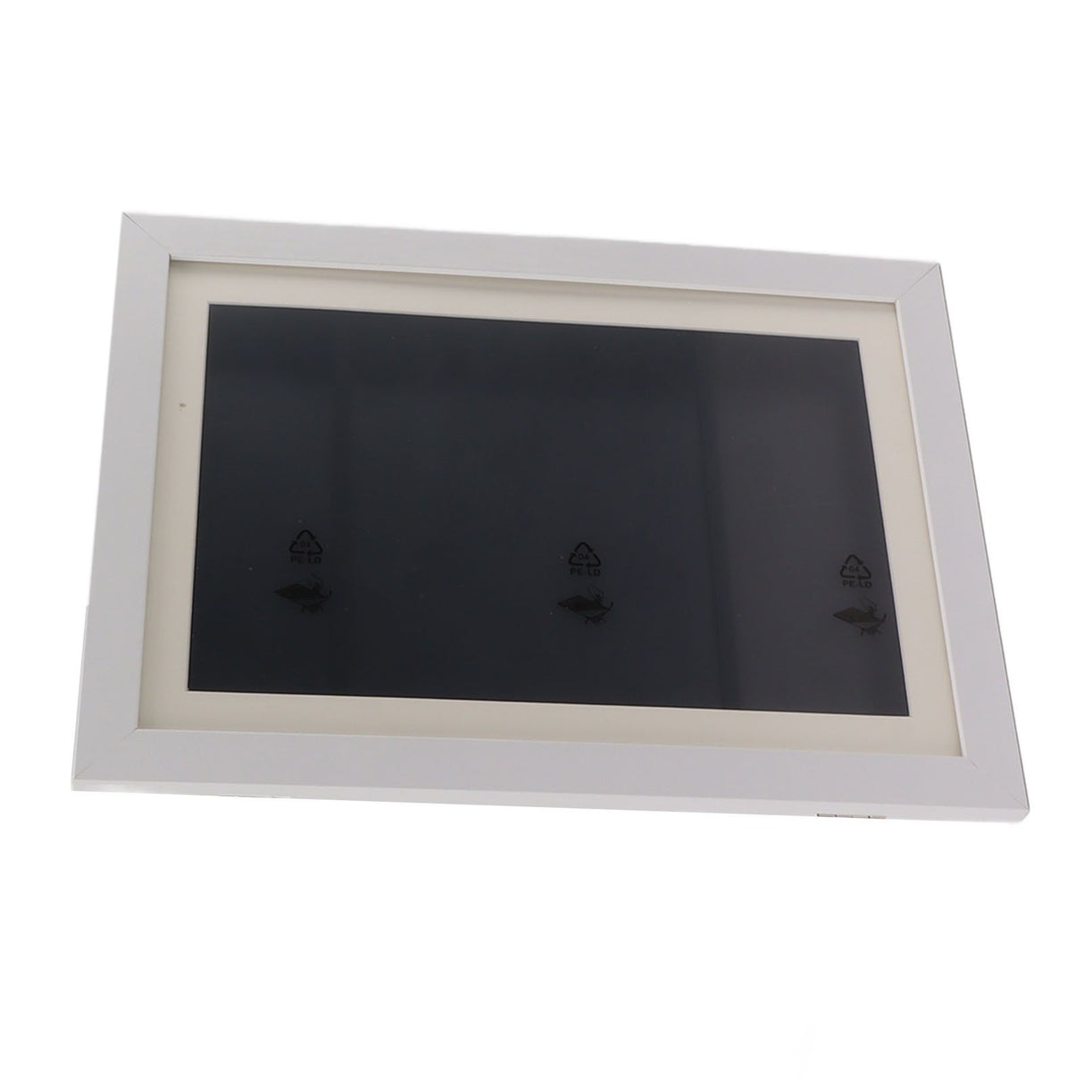 Kids Art Frame Density Board PS Magnetic Front Opening Changeable Artwork Display Frame Holds 50PCS Pictures for Crafts Drawing Schoolwork White