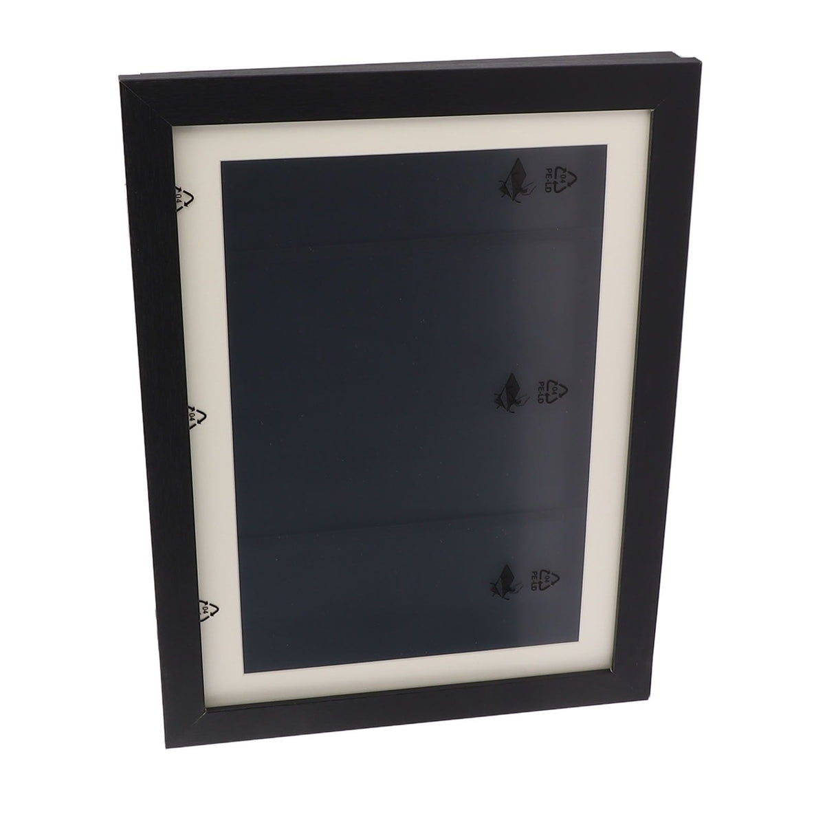 Kids Art Frame Density Board PS Magnetic Front Opening Changeable Artwork Display Frame Holds 50PCS Pictures for Crafts Drawing Schoolwork Black