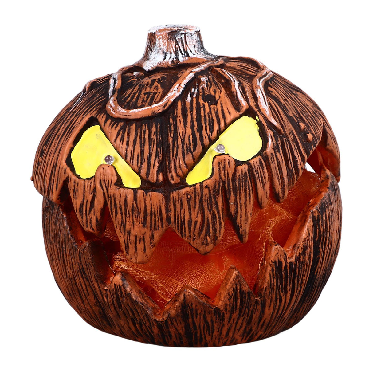 20cm Voice Activated Pumpkin Lifting Lighting Pumpkin Decoration for Indoor Lawn Table Halloween Haunted House