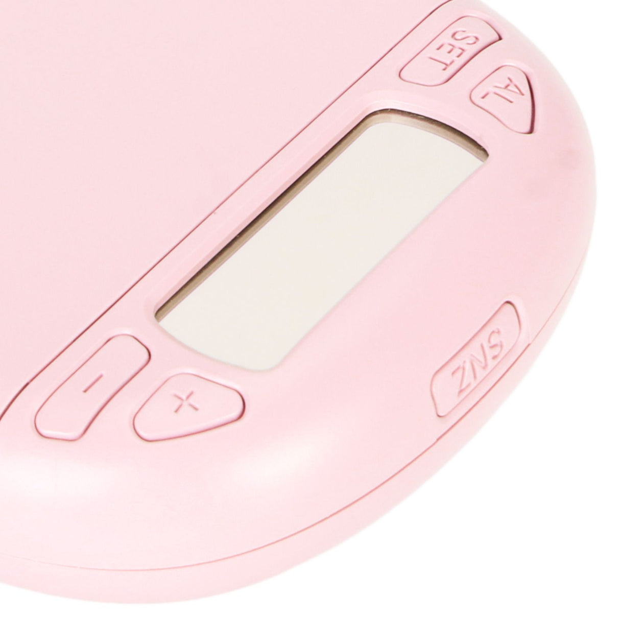 Vibrating Digital Alarm Clock Portable LED Electronic Digital Alarm Clock for Heavy Sleepers Students Children Rose Pink