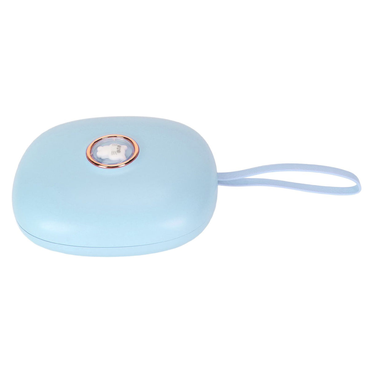 Vibrating Digital Alarm Clock Portable LED Electronic Digital Alarm Clock for Heavy Sleepers Students Children Sky Blue