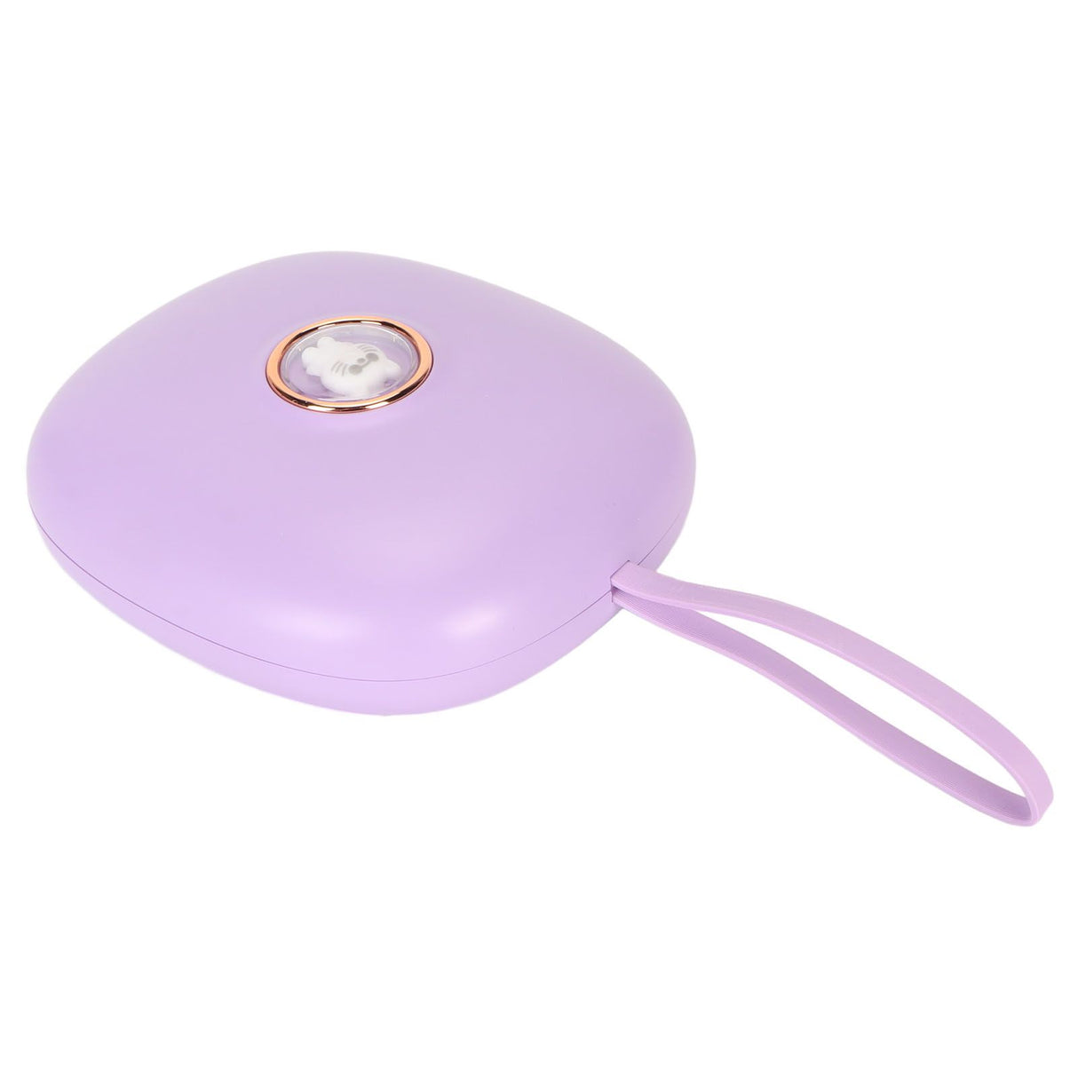Vibrating Digital Alarm Clock Portable LED Electronic Digital Alarm Clock for Heavy Sleepers Students Children Lilac Purple