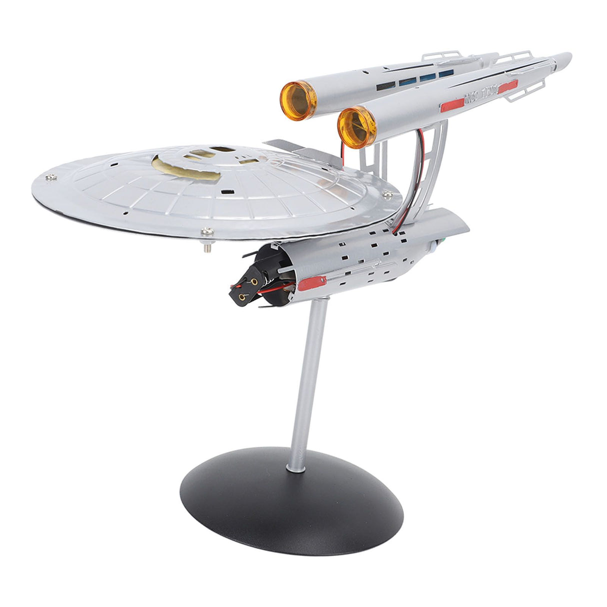 Spaceship Model with Lights 1:1000 Life Like High Durability Spaceship Toy for Display Collection