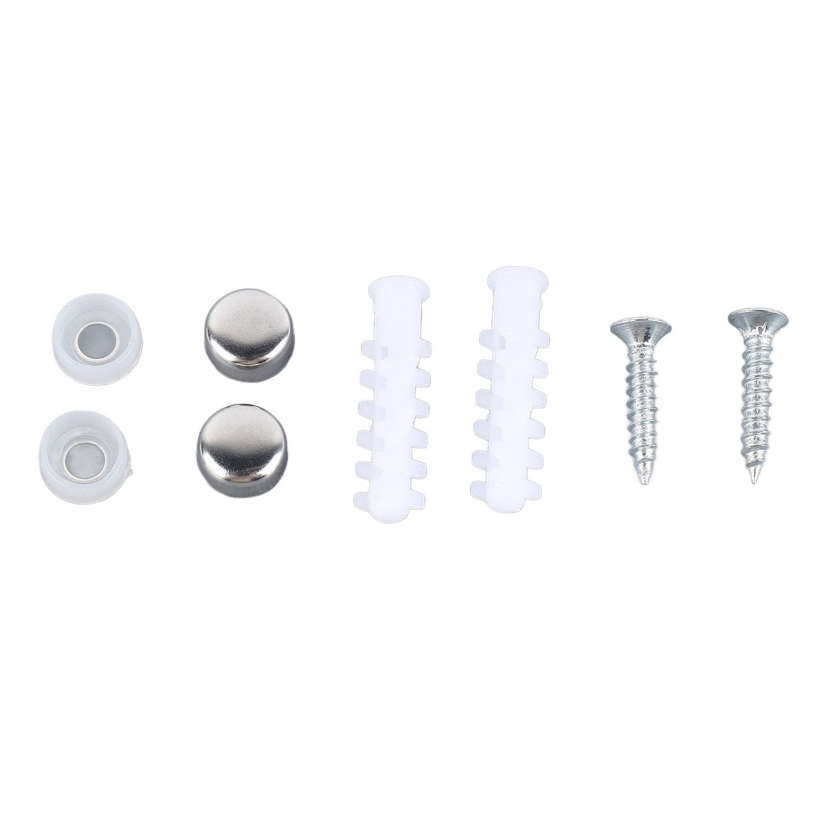 4 Pcs 6 Hooks Stainless Steel Cloak Hanger Wall Mounted Hanging Coat Rack for Laundry Rooms Entryways