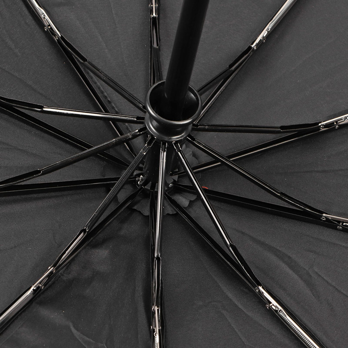 Automatic Folding Umbrella 10 Ribs Triple Folding Imitation Wood Handle Automatic Open Close Umbrella for Outdoor Gift