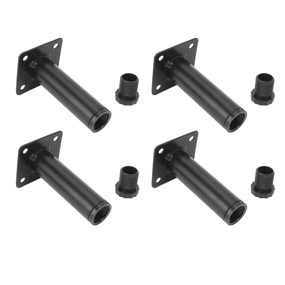 Furniture Legs Adjustable Iron Cabinet Legs Metal Round Sofa Support Foot Adjustable Feet for Kitchen Table