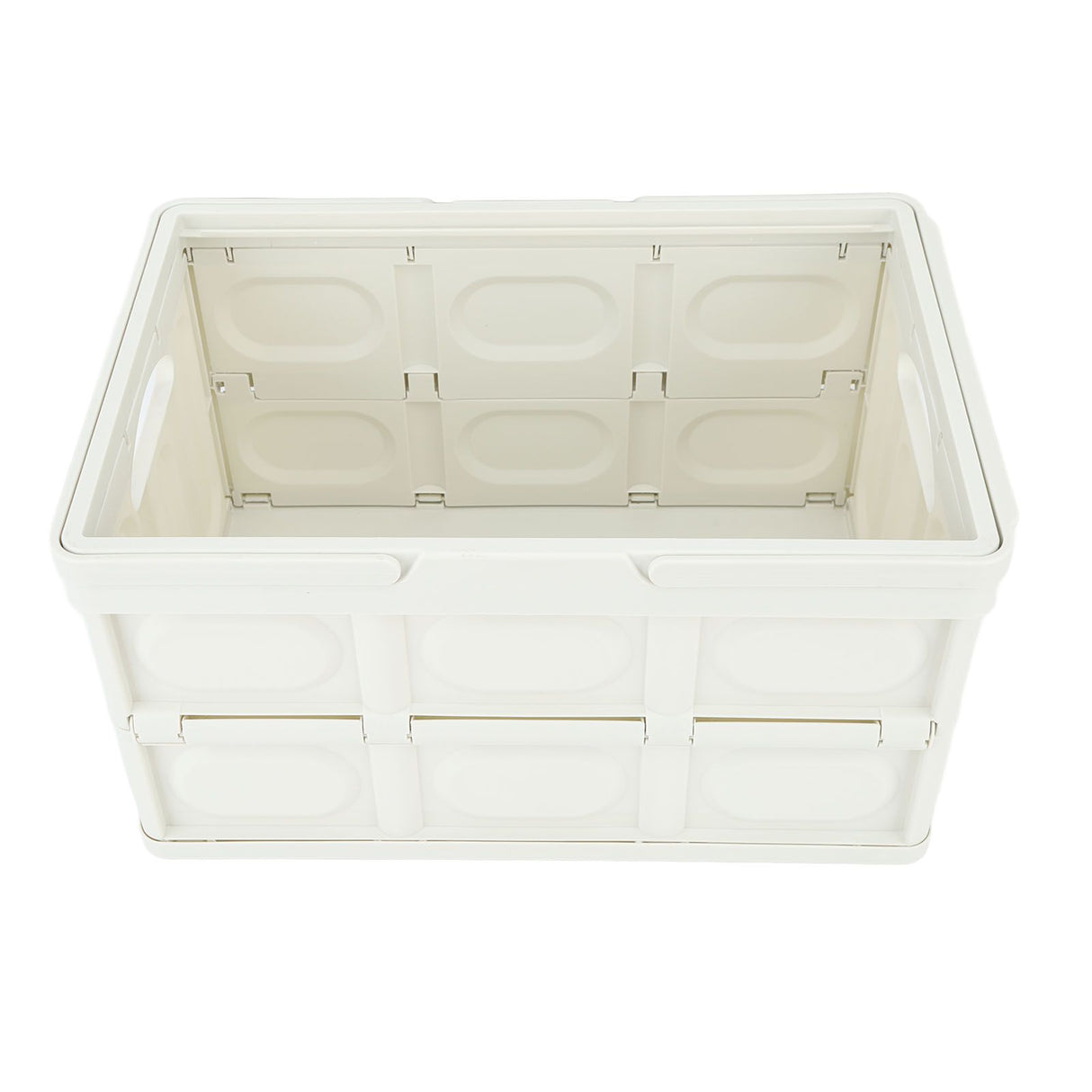 Camp Box Outdoor Camping Portable Storage Box with Handle Removable Foldable Camping Portable Wooden Lid Storage Box S