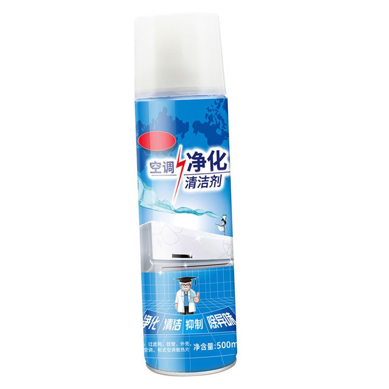 Multi Purpose 500ml Air Conditioner Cleaner for Household Automotive Use Non Disassembling Gentle Car Air Conditioner Cleaner Chinese Edition
