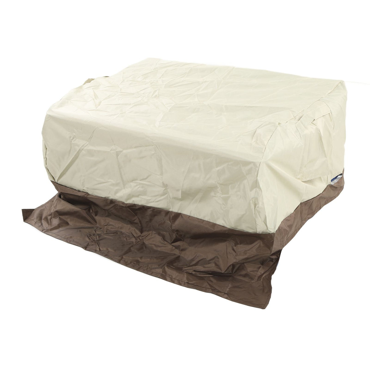 BBQ Grill Cover Waterproof Oxford Cloth Outdoor Rainproof Dustproof Sunproof Built in Grill Top Cover Grill Cover Beige Coffe Color Blocking