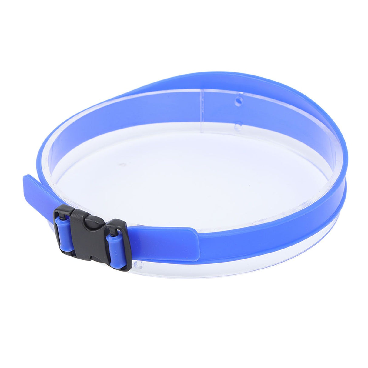 DIY Hair Trimming Template Haircut Band Breathable Curved Degion Silicone Home Hair Trimming Guide for Boys Men Blue