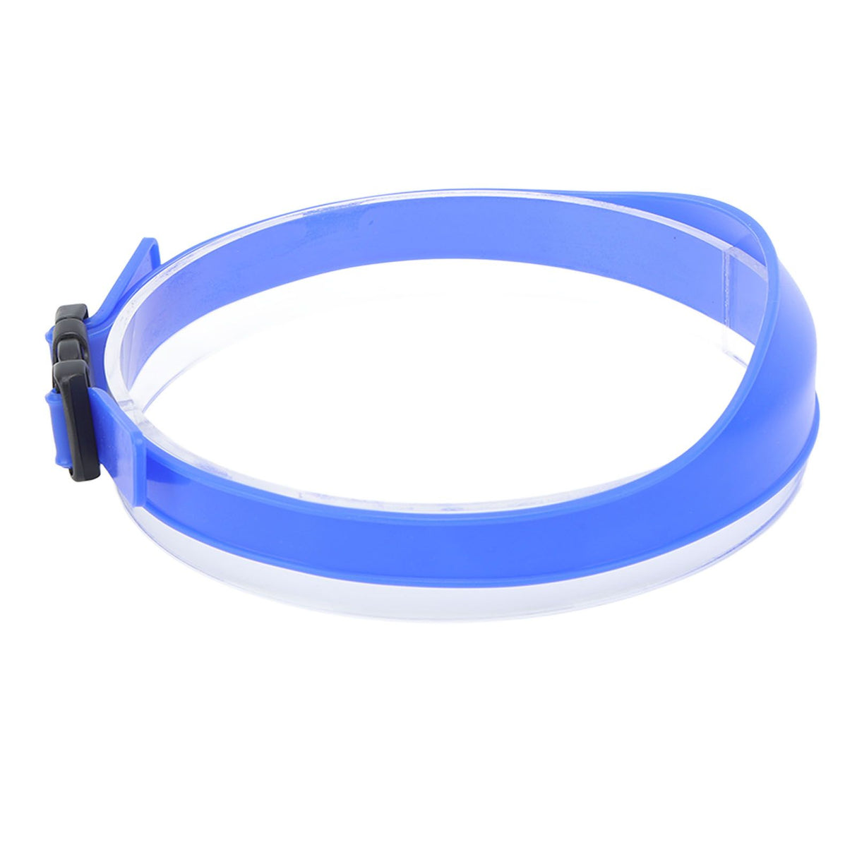 DIY Hair Trimming Template Haircut Band Breathable Curved Degion Silicone Home Hair Trimming Guide for Boys Men Blue