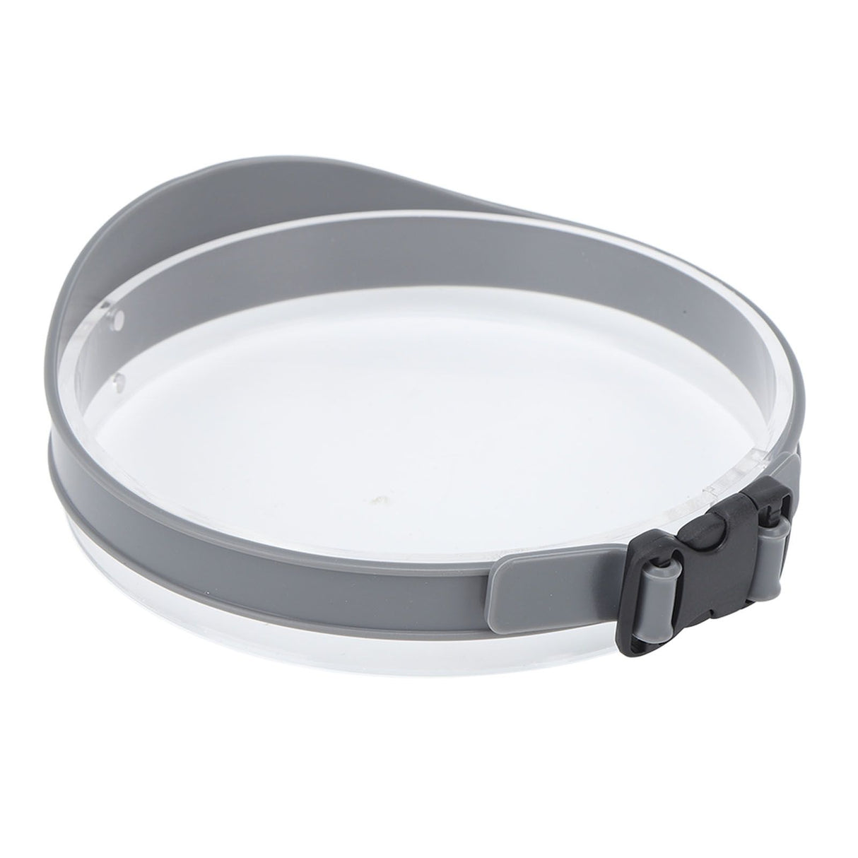 DIY Hair Trimming Template Haircut Band Breathable Curved Degion Silicone Home Hair Trimming Guide for Boys Men Grey