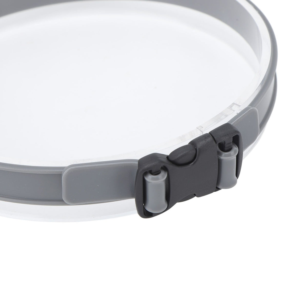 DIY Hair Trimming Template Haircut Band Breathable Curved Degion Silicone Home Hair Trimming Guide for Boys Men Grey