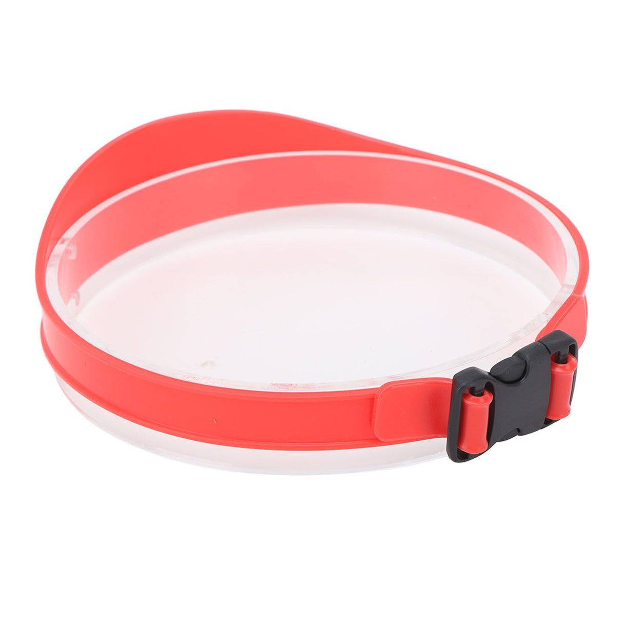 DIY Hair Trimming Template Haircut Band Breathable Curved Degion Silicone Home Hair Trimming Guide for Boys Men Red