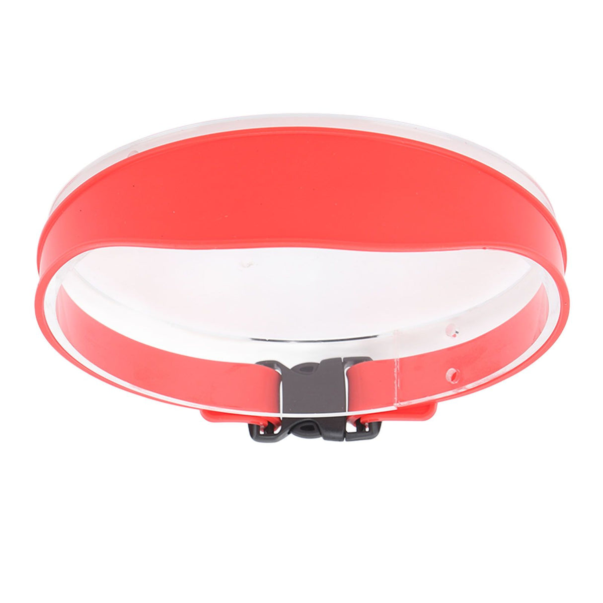 DIY Hair Trimming Template Haircut Band Breathable Curved Degion Silicone Home Hair Trimming Guide for Boys Men Red