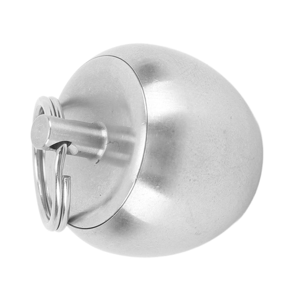 Portable Medicine Bottle Stainless Steel Mini Capsules Box Daily Medicine Container Case with Bead Chain for Outdoor Camping Travel
