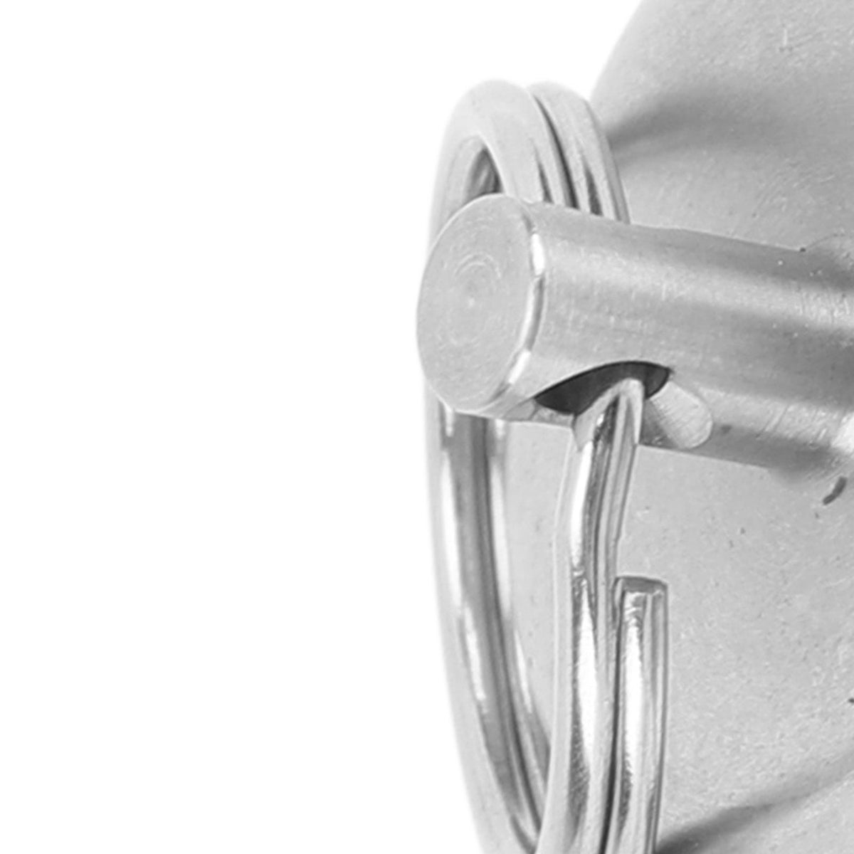 Portable Medicine Bottle Stainless Steel Mini Capsules Box Daily Medicine Container Case with Bead Chain for Outdoor Camping Travel