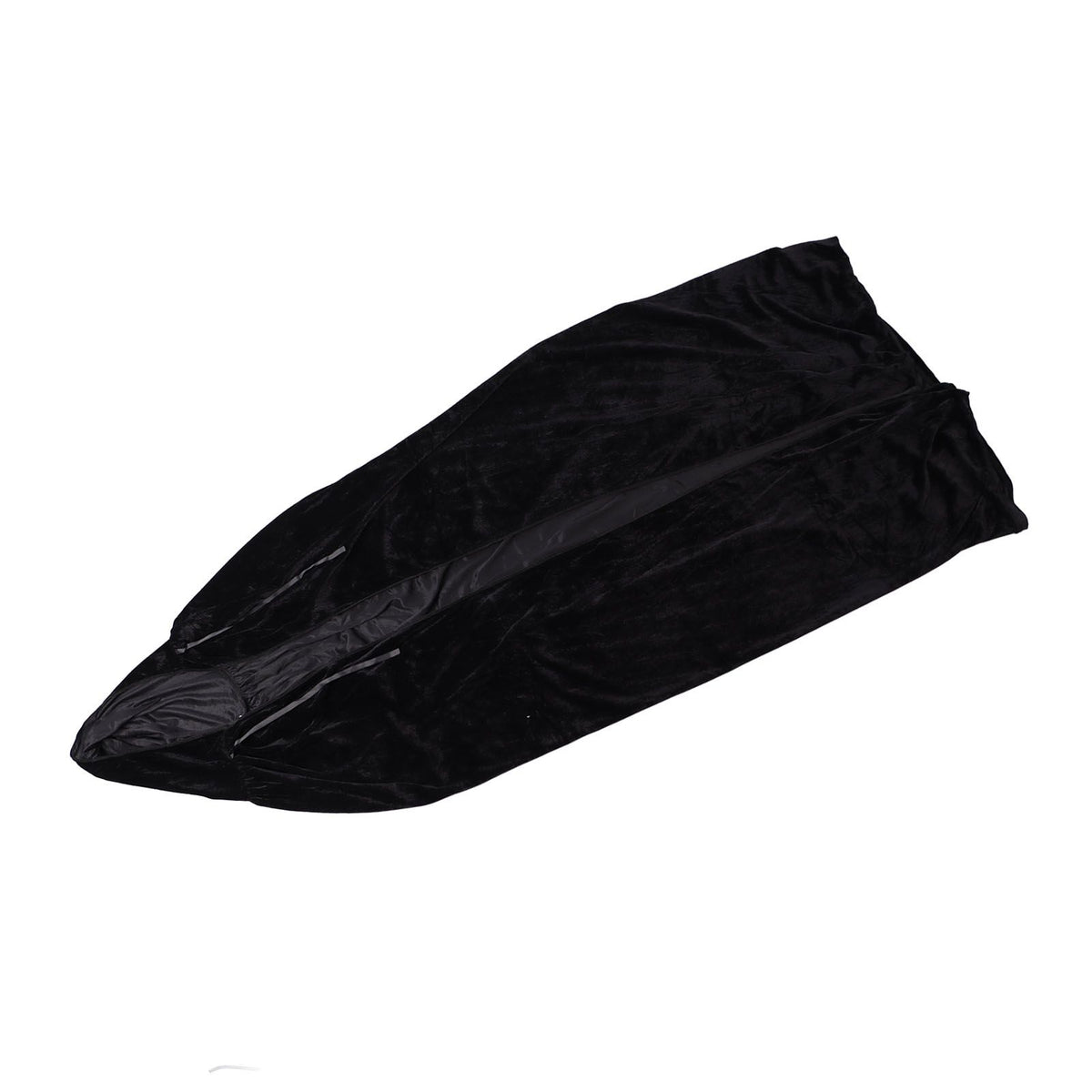 Hooded Cloak Large Witch Cape Black Velvet Comfortable to Wear Soft Touch Costume Cloak for Party Cosplay Roleplay
