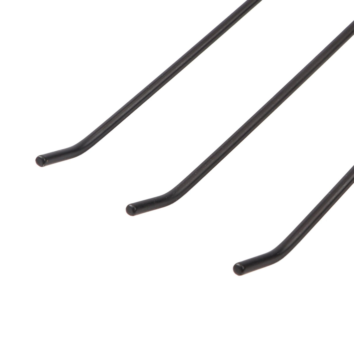 30PCS Panel Hooks Black Slatwall Hanger Thickened Easy Installation Anti Rust Display Pegs for Retail Garage