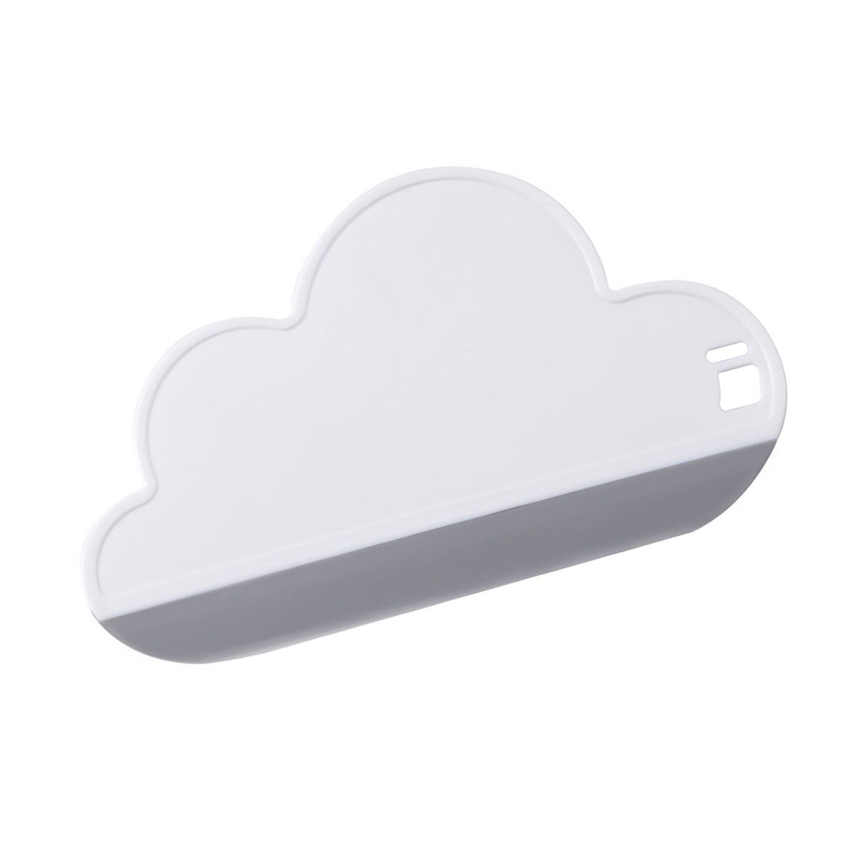 Water Blade PP Silicone Squeegee Efficient Fog Removal Hangable Mini Water Wiper for Bathroom Kitchen Window White