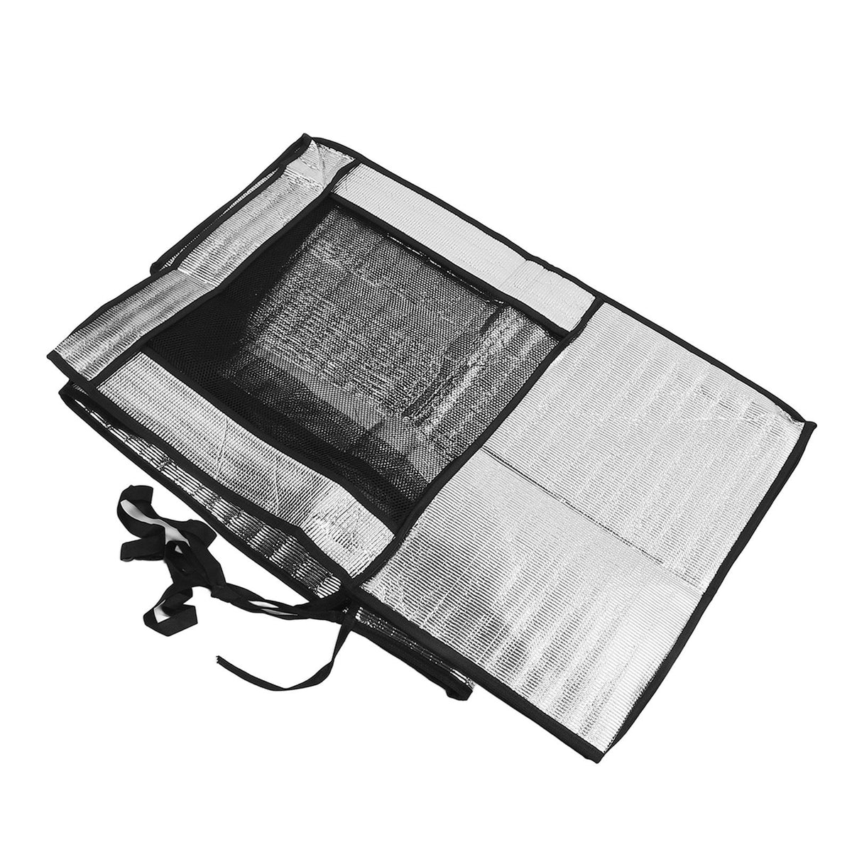 Silver AC Unit Cover Air Conditioner Unit Aluminum Foil Dustproof Rainproof Sunshield Cover 75x26x57cm / 29.5x10.2x22.4in